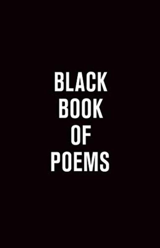 

Black Book of Poems by Vincent Hunanyan-Paperback