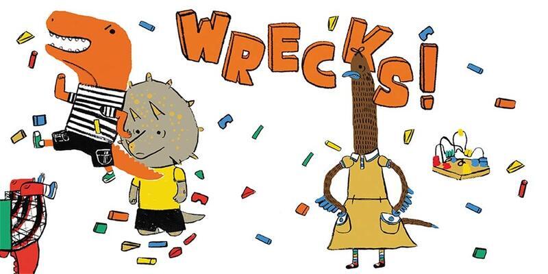 Tyrannosaurus Wrecks!: A Preschool Story, Hardcover Book, By: Sudipta Bardhan-Quallen