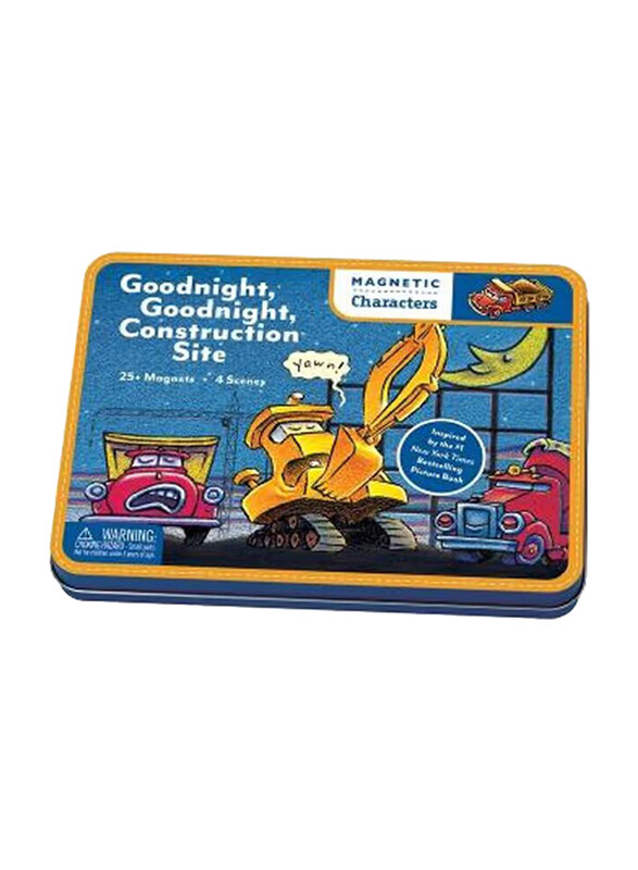 

Goodnight, Goodnight Construction Site Magnetic Characters, Toy Pack, By: Tom Lichtenheld