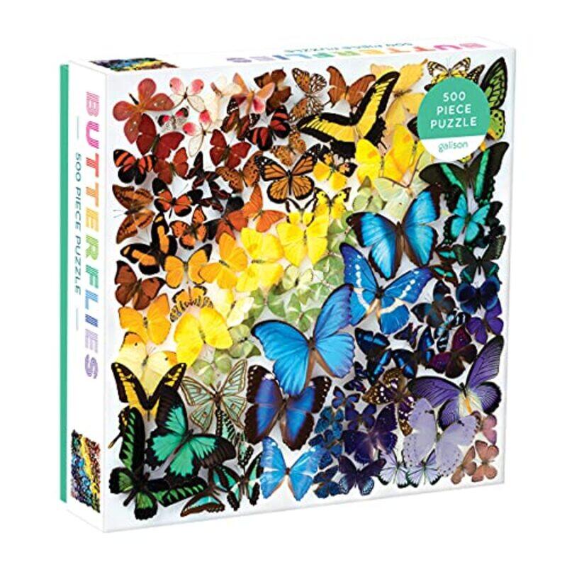 

Puz 500 Rainbow Butterflies By Galison Paperback