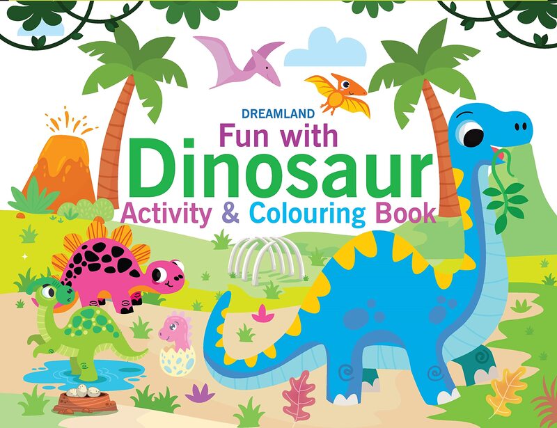 Fun with Dinosaur Activity & Colouring