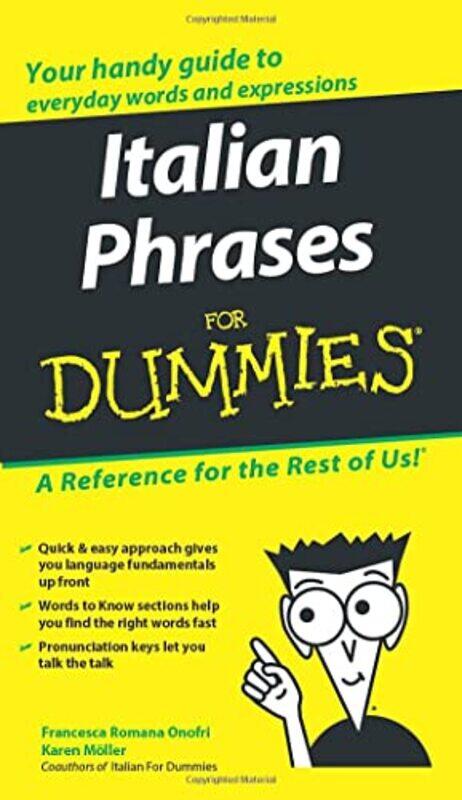 

Italian Phrases For Dummies by Veli-Matti Karkkainen-Paperback