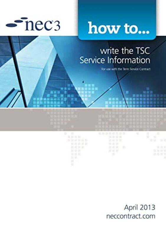 

How to write the TSC Service Information by NEC-Paperback