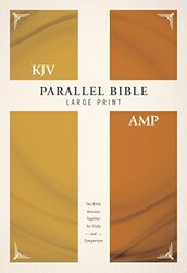 Kjv Amplified Parallel Bible Large Print Hardcover Red Letter Two Bible Versions Together For By Zondervan -Hardcover