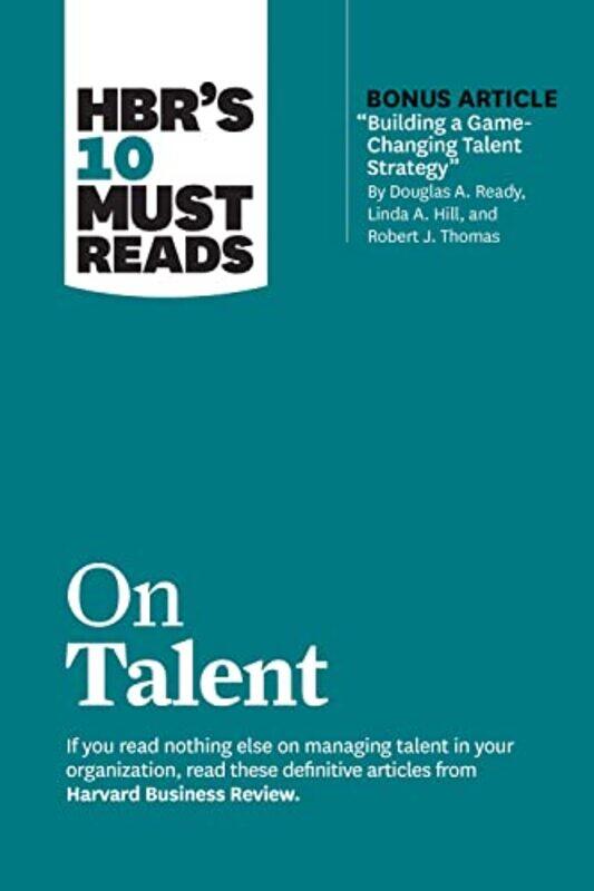 

Hbrs 10 Must Reads On Talent By Harvard Business Review Paperback