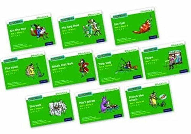 

Read Write Inc Phonics Green Set 1 Core Storybooks Mixed Pack of 10 by Tasha Marikkar-Paperback