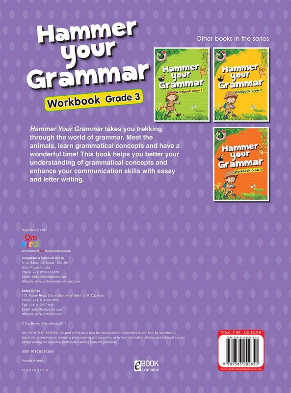 Hammer Your Grammer Workbook Grade-3, Paperback Book, By: Om Books Editorial Team