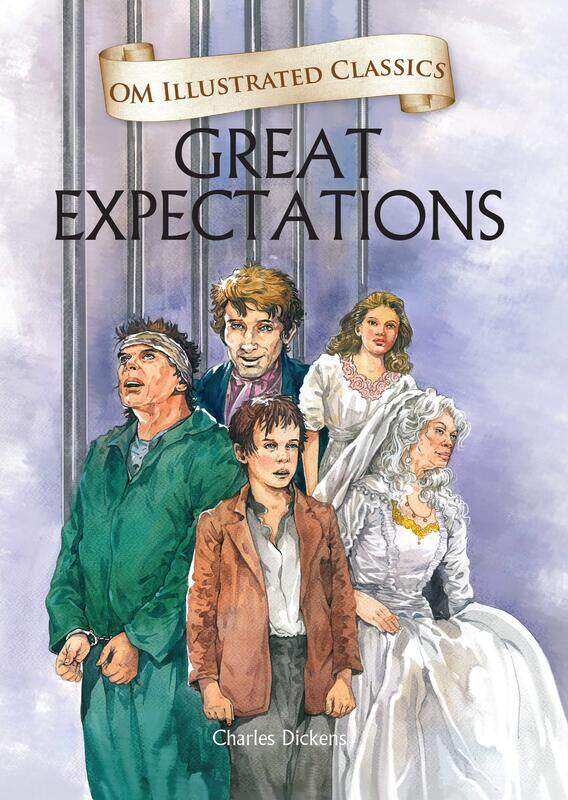 

The Great Expectations: Om Illustrated Classics, Hardcover Book, By: Charles Dickens