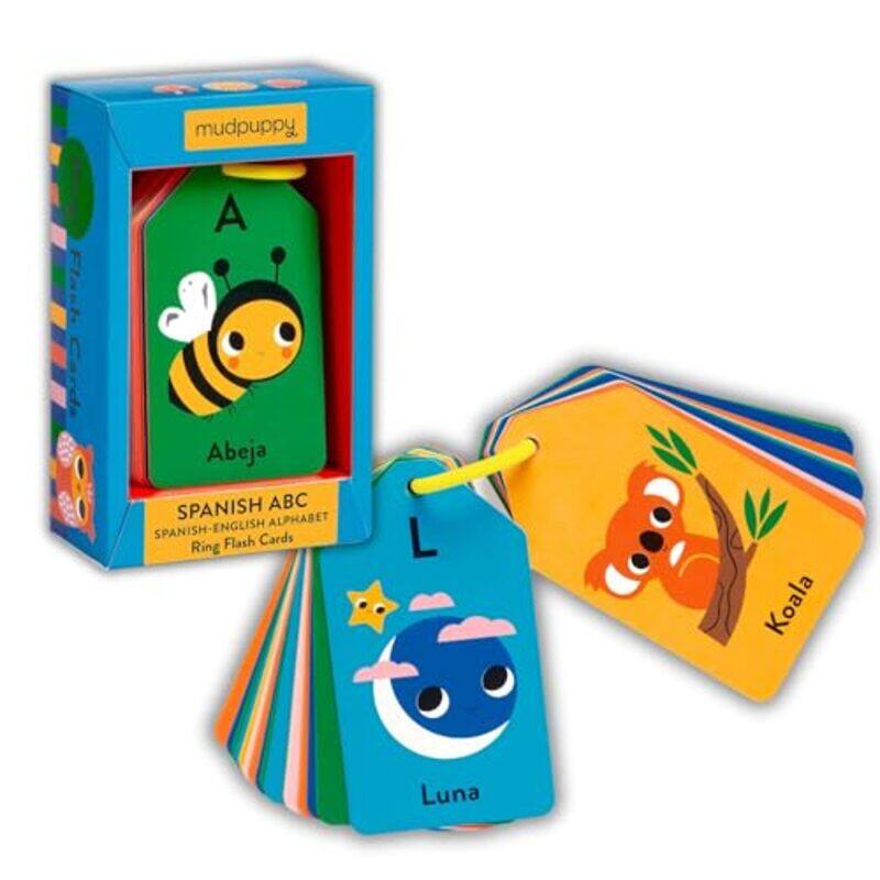 

Span Eng Abc Ring Flash Cards By Mudpuppy - Hardcover