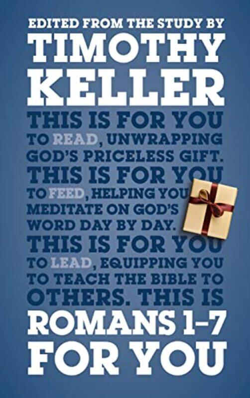 

Romans 1 7 For You by Dr Timothy Keller-Paperback