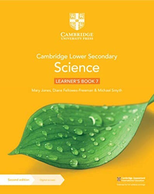 

Cambridge Lower Secondary Science Learners Book 7 with Digital Access (1 Year),Paperback by Mary Jones; Diane Fellowes-Freeman; Michael Smyth