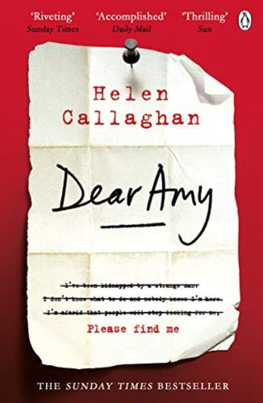 

Dear Amy: The Sunday Times Bestselling Psychological Thriller Paperback by Callaghan, Helen