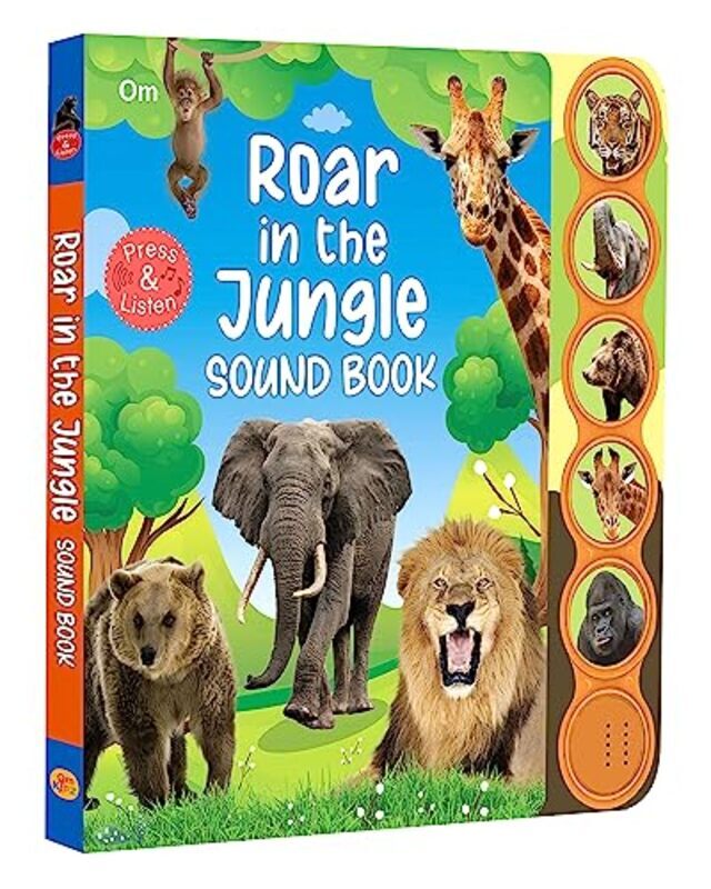 Roar in the Jungle Sound Book , Paperback by Om Books Team