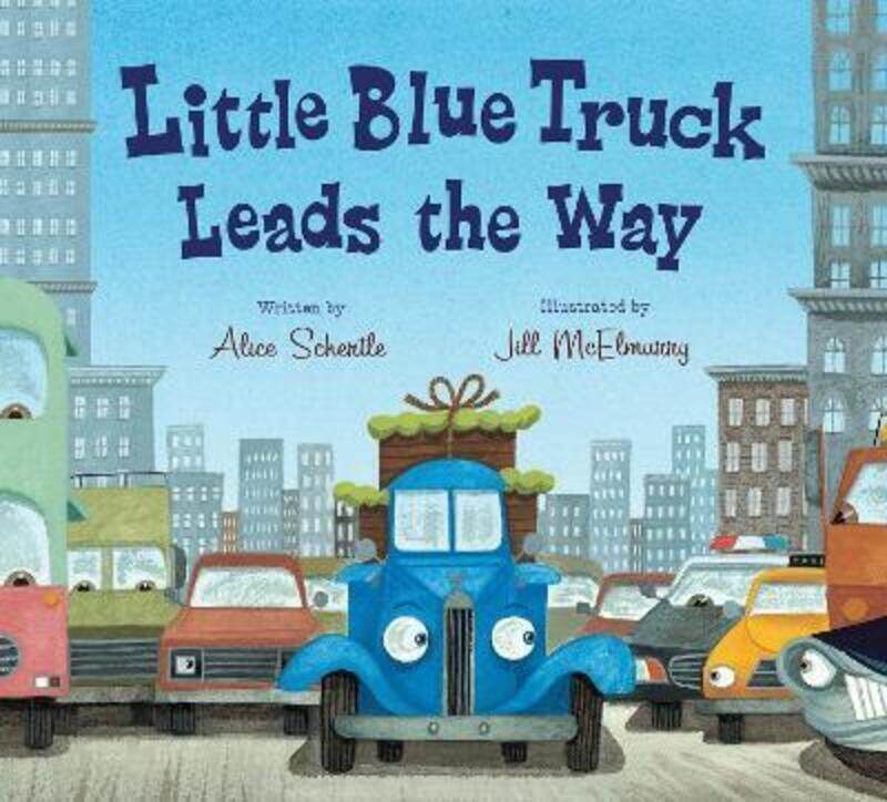 

Little Blue Truck Leads the Way board book.paperback,By :Alice Schertle