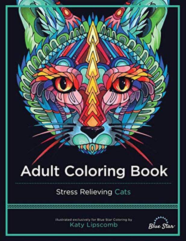 

Adult Coloring Book Stress Relieving Cats by Adult Coloring Book Artists - Paperback