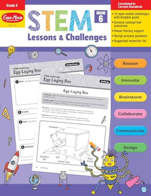 

Stem Lessons And Challenges Gr6 By Gr6 - Paperback