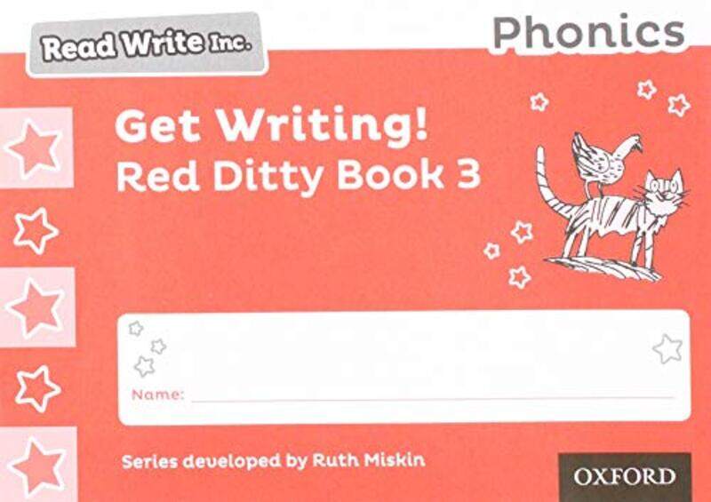 

Read Write Inc Phonics Get Writing Red Ditty Book 3 Pack Of 10 by Ruth MiskinTim Archbold-Paperback