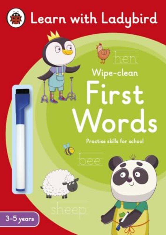 

First Words A Learn with Ladybird WipeClean Activity Book 35 years by Ladybird-Paperback