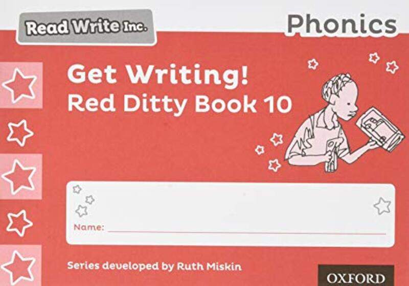 

Read Write Inc Phonics Get Writing! Red Ditty Book 10 Pack of 10 by Kathy Benjamin-Paperback