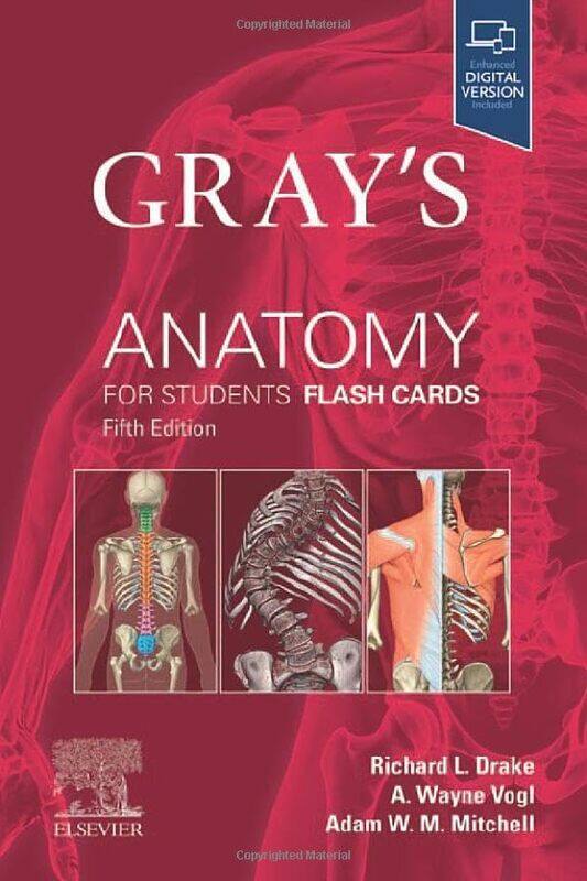 

Grays Anatomy For Students Flash Cards by Richard L. Drake (Director of Anatomy, Professor of Surgery, Cleveland Clinic Lerner College of Medi Paperba