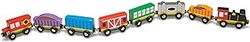 Wooden Train Cars by Melissa and Doug Paperback