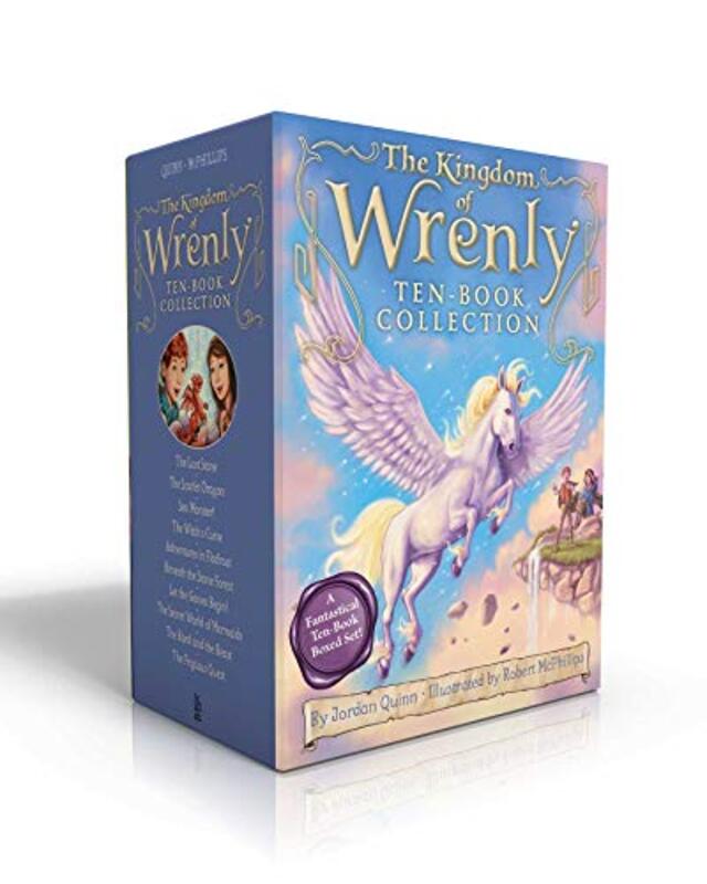 

The Kingdom of Wrenly Ten-Book Collection: The Lost Stone; The Scarlet Dragon; Sea Monster!; The Wit , Paperback by Quinn, Jordan - McPhillips, Robert