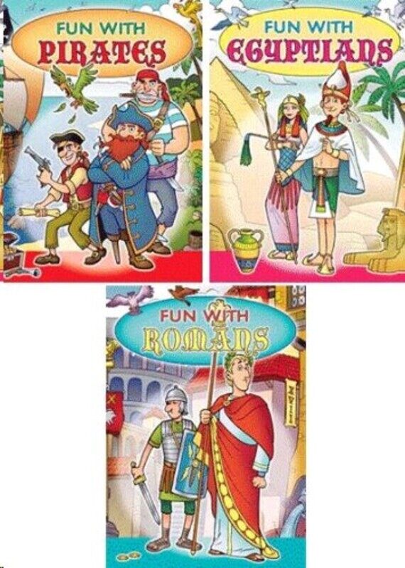 

Fun with Pirates / Egyptians / Romans 3 Per Pack, Paperback Book, By: Parragon