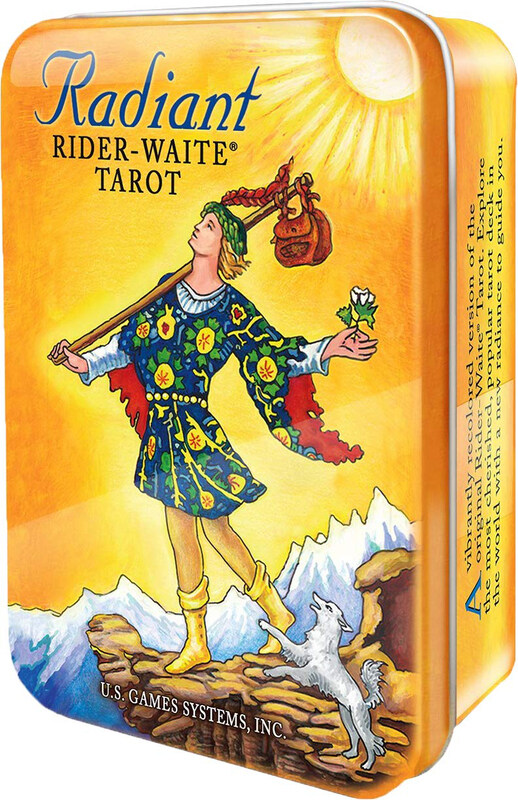 

Radiant Rider Waite Tarot Deck In a Tin, Flash Cards, By: Smith Pamela Colman