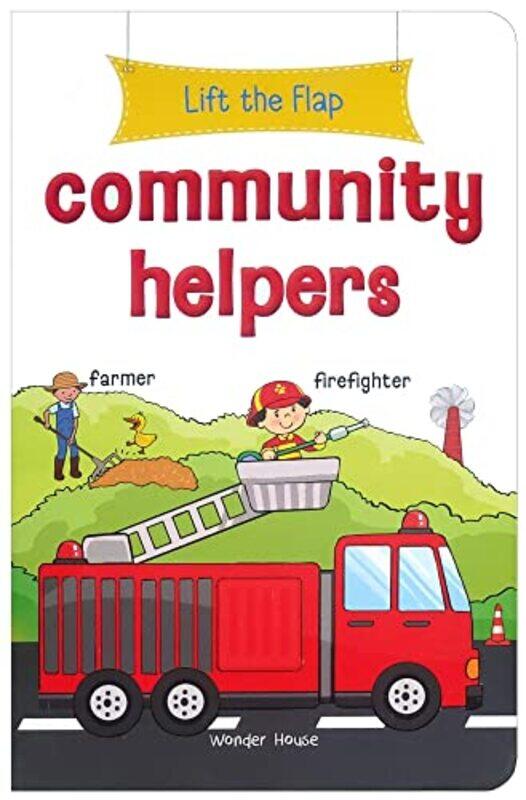 

Lift the Flap Community Helpers : Early Learning Novelty Board Book For Children Paperback by Wonder House Books