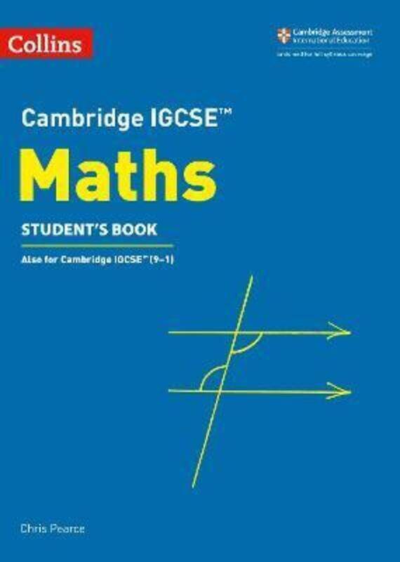 

Cambridge IGCSE (TM) Maths Student's Book (Collins Cambridge IGCSE (TM)).paperback,By :Pearce, Chris