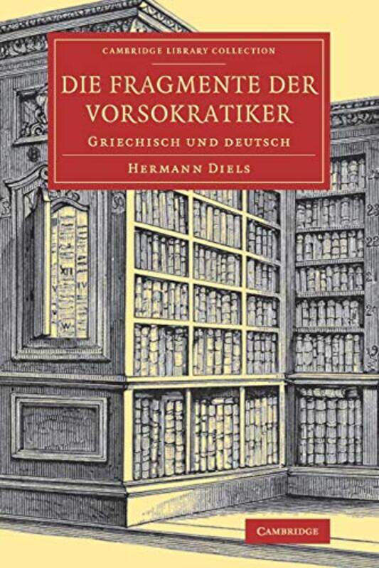 

Die Fragmente der Vorsokratiker by Hermann Diels-Paperback