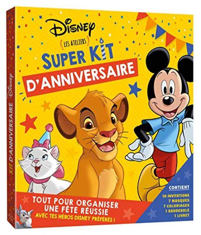 

DISNEY CLASSIQUES - KIT D'ANNIVERSAIRE,Paperback,By:Various