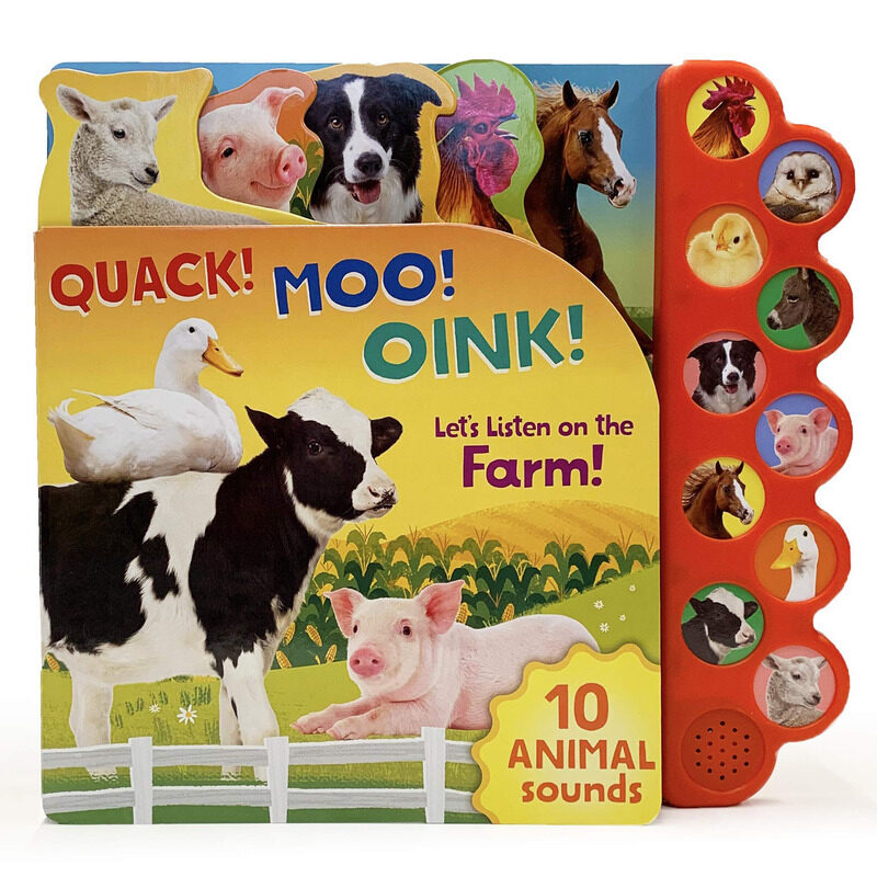 

Quack! Moo! Oink!: Let's Listen On The Farm!, Board Book, By: Parragon Books