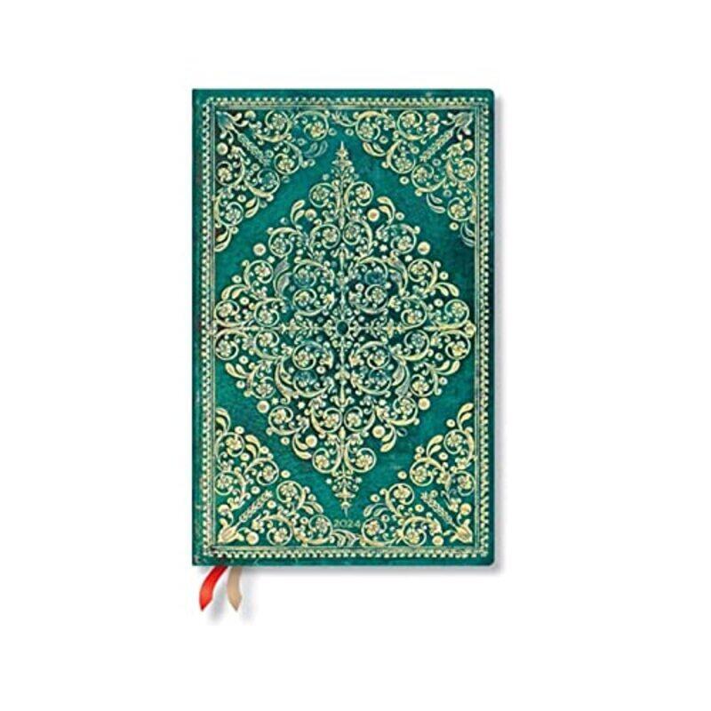 

Oceania Diamond Rosette Maxi Horizontal 12month Dayplanner 2024 Elastic Band Closure by Caitlin Matthews-Hardcover