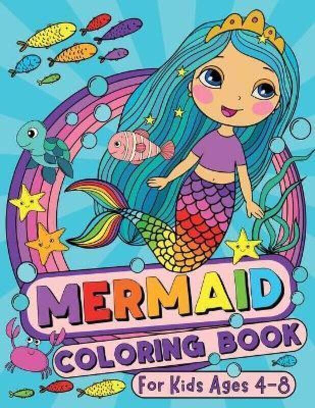 

Mermaid Coloring Book for Kids Ages 4-8.paperback,By :Silly Bear