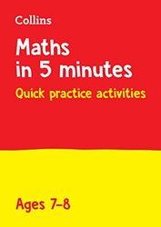 Maths In 5 Minutes Ages 7-8 By Collins Ks2 Paperback