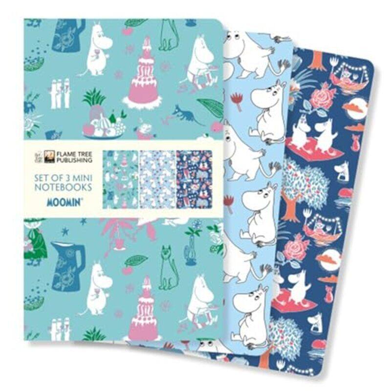 

Moomin Classics Set Of 3 Mini Notebooks By Flame Tree Studio -Paperback