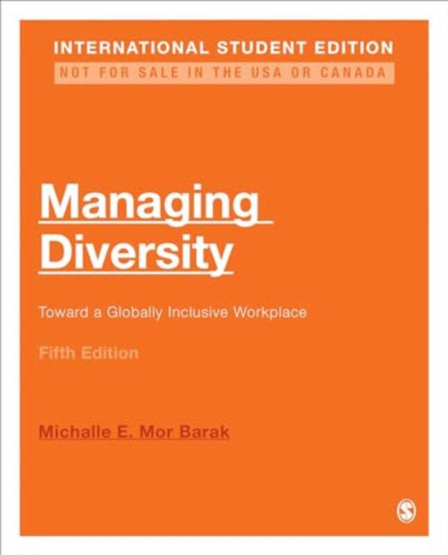 

Managing Diversity International Student Edition by Michalle E Mor Barak-Paperback