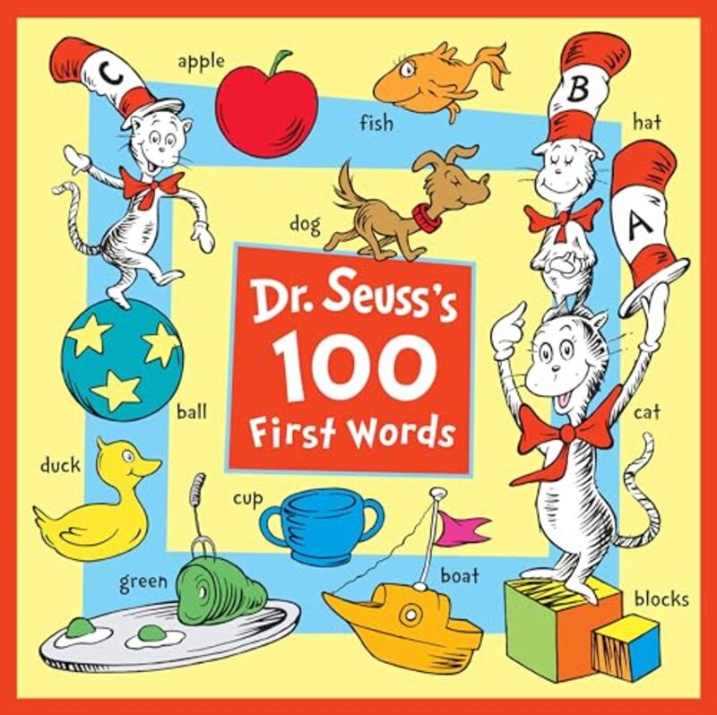 

Dr Seusss 100 First Words By Seuss Dr - Hardcover