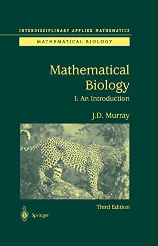 

Mathematical Biology by James D Murray-Hardcover