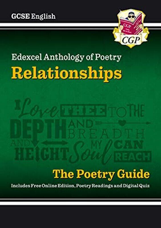 

Gcse English Edexcel Poetry Guide Relationships Anthology Inc. Online Edition Audio & Quizzes by CGP Books - CGP Books -Paperback