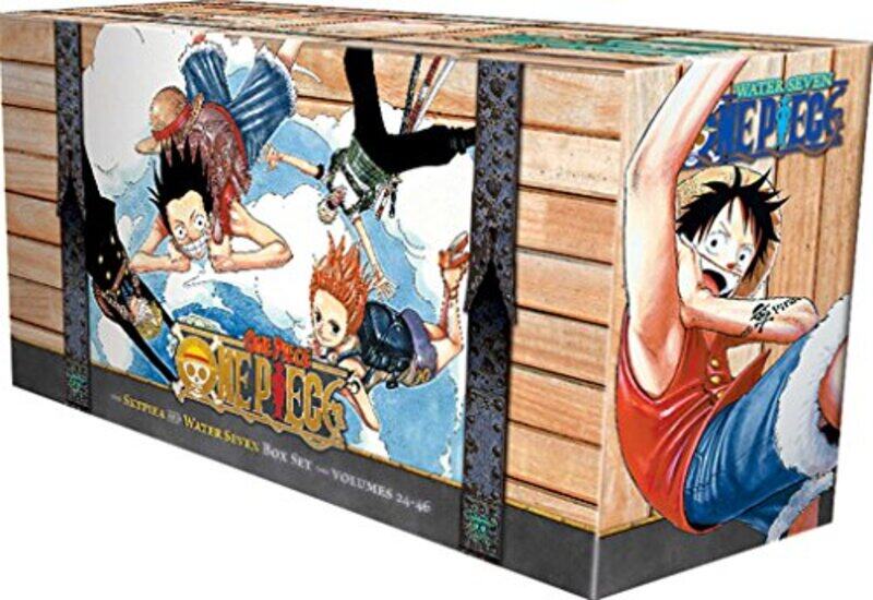 

One Piece Box Set 2 Skypiea and Water Seven by Eiichiro Oda-Paperback