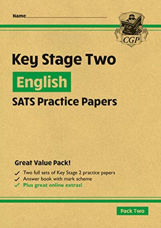 

KS2 English SATS Practice Papers: Pack 2 - for the 2023 tests (with free Online Extras),Paperback by CGP Books - CGP Books