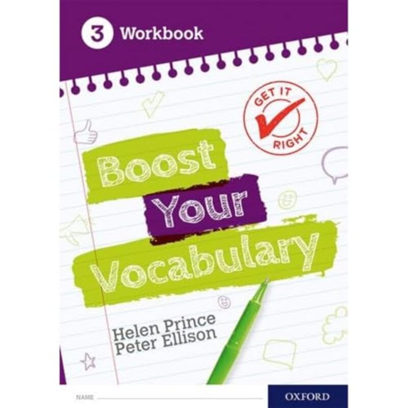 

Get It Right Boost Your Vocabulary Workbook 3 by Henry E BradyDavid Collier-Paperback