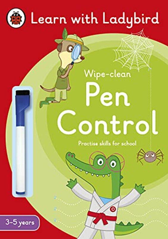 

Pen Control A Learn with Ladybird WipeClean Activity Book 35 years by Ladybird-Paperback