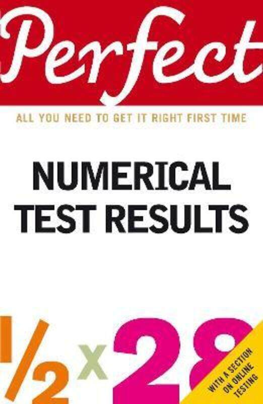 

^(R)Perfect Numerical Test Results (Perfect).paperback,By :Joanna Moutafi