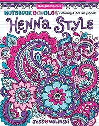 Notebook Doodles Henna Style: Coloring & Activity Book , Paperback by Volinski, Jess