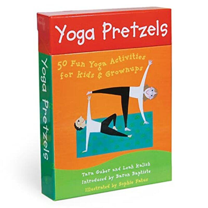 

Yoga Pretzels: 50 Fun Yoga Activities for Kids and Grownups (Yoga Cards) , Paperback by Tara Guber