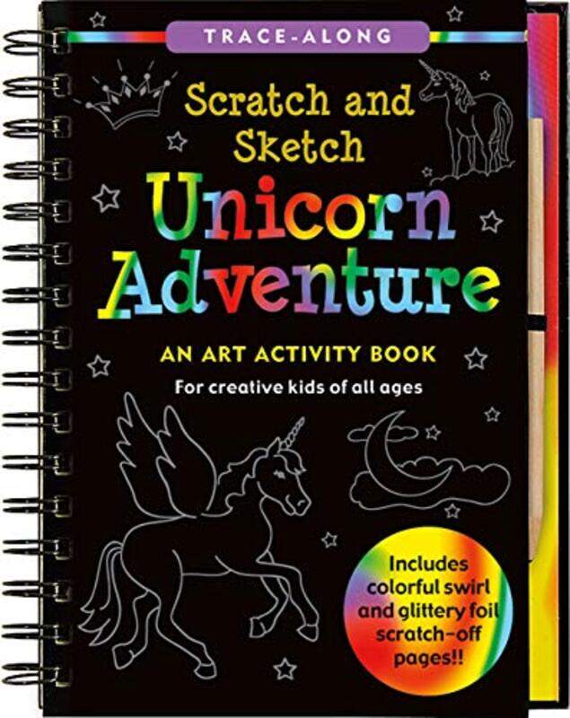 

Unicorn Adventure Scratch & Sketch: An Art Activity Book for Creative Kids of All Ages , Paperback by Nemmers, Lee - Zschock, Martha Day