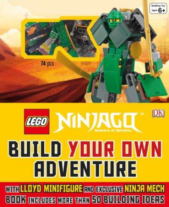 

Lego(r) Ninjago: Build Your Own Adventure: With Lloyd Minifigure and Exclusive Ninja Merch, Book Inc.Hardcover,By :DK